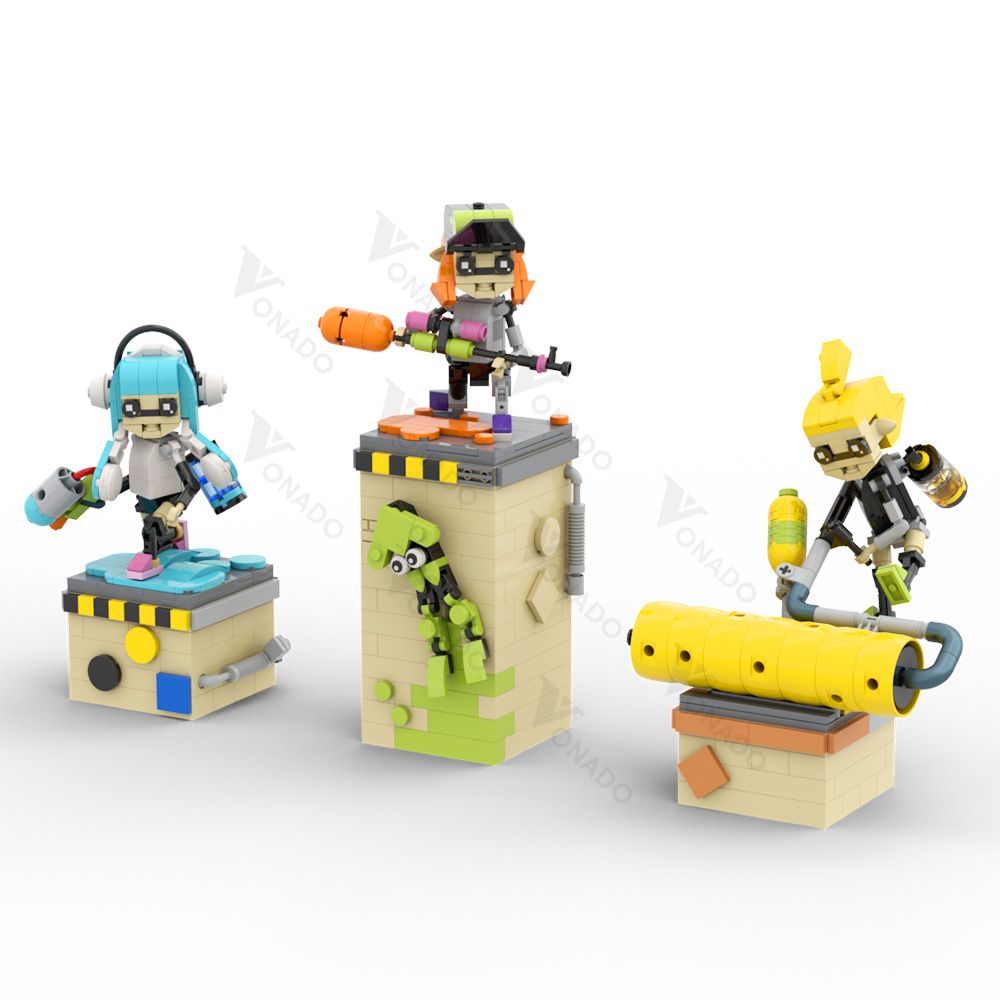 Inkling discernable lego splatoon