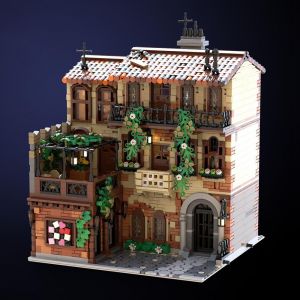 LEGO MOC Louis Vuitton shop (Modular Street) by arjan1982