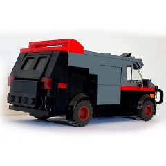 MOC-24285 A-Team Van in minifig scale