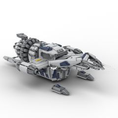 MOC-12777 Firefly Serenity Spaceship building blocks kit with compatible bricks