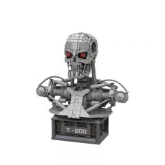 MOC - Terminator T-800 Bust By Martin Latta building blocks series bricks set