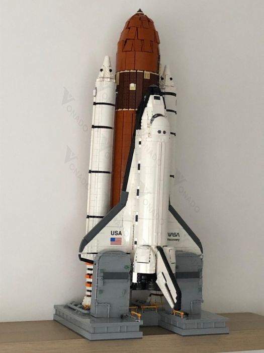 LEGO MOC NASA Space Shuttle Discovery (10283) - External Fuel Tank & SRB  Addons by TheBrickFrontier