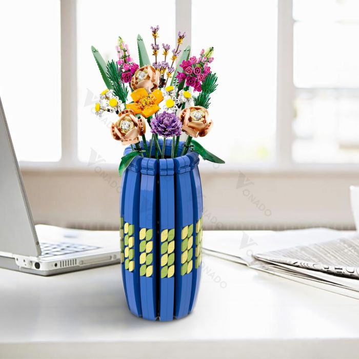 Lego Flower Bouquet Vase - Progetto unico per Italy