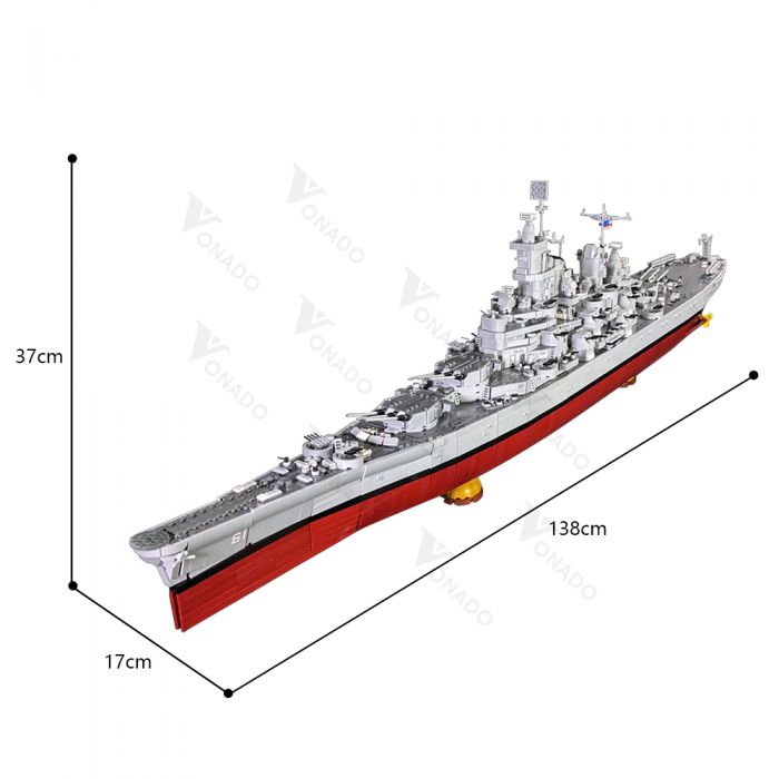  VONADO Space Battleship Yamato Building Blocks Set