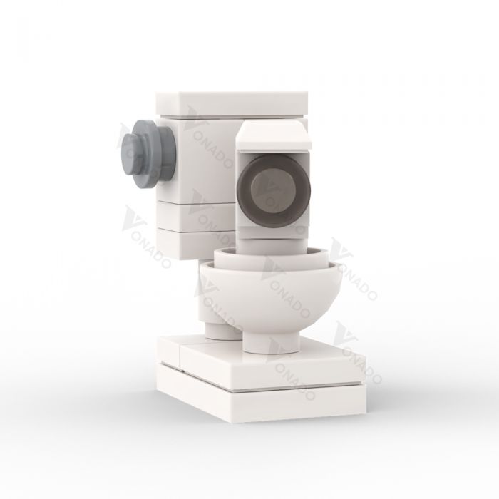 MOC Skibidi Toilet Cameraman Battle Pack building blocks kit with  compatible bricks