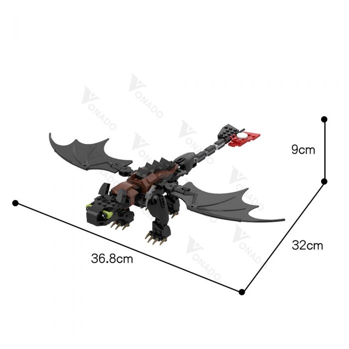 Lego toothless shops moc