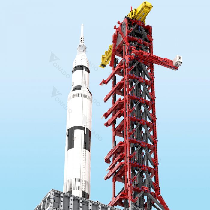 MOC-60088 Tower Mk I for Saturn V with Crawler Alternative of Set 21309/92176